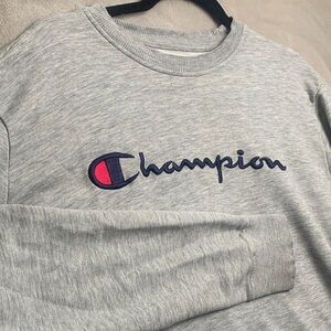 CHAMPION | LARGE Men VTG BOB CLASSIC SWEATSHIRT | GREY 1470782